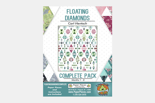 Floating Diamonds Paper-Piece Bundle