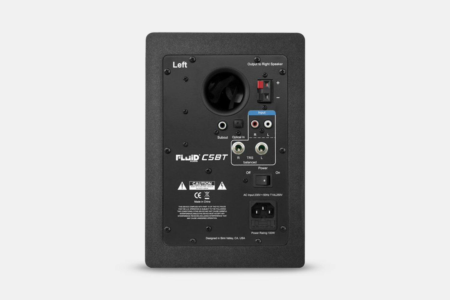 Fluid C5BT 5Inch Bluetooth Studio Monitors Audiophile Speakers