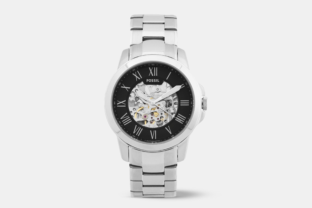 Fossil Grant Skeleton Automatic Watch