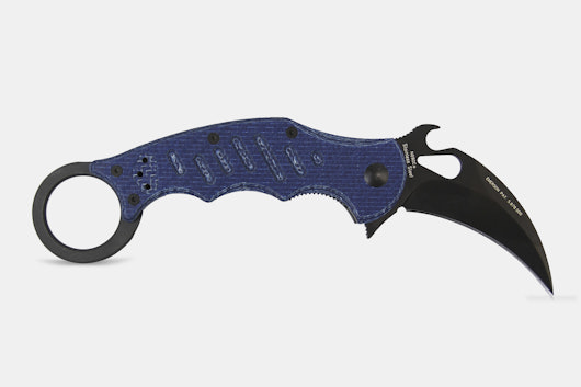 FOX 599 Folding G-10 Karambit (Blue Twill)