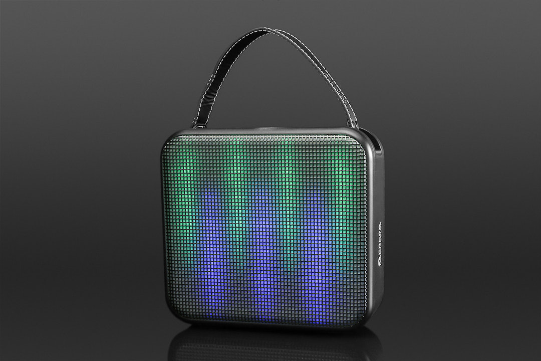 FRESHeCOLOR Portable Bluetooth Speaker w/ LEDs