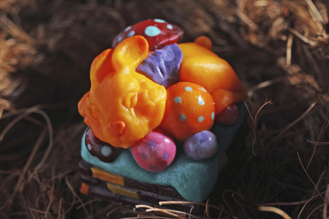 Frogkey Judy & Jolie Easter Artisan Keycaps