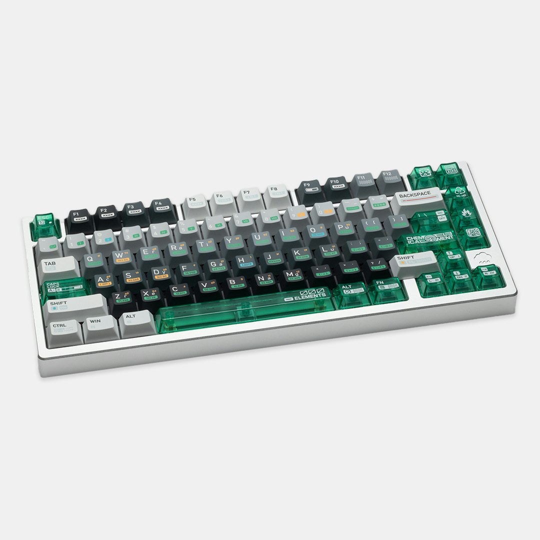 FRONTIER Chemistry 001 PBT Keycap Set | Mechanical Keyboards