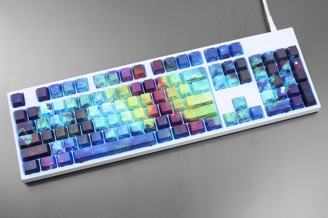 GalaxC PBT All Over Dye-Subbed Keycap Set