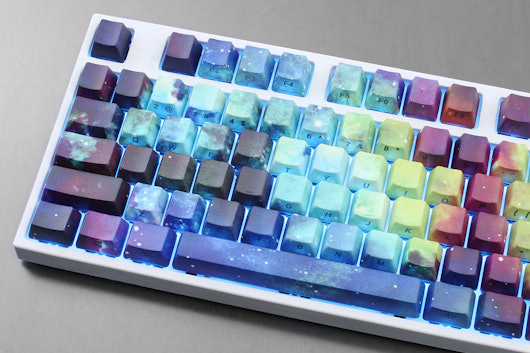 GalaxC PBT All Over Dye-Subbed Keycap Set