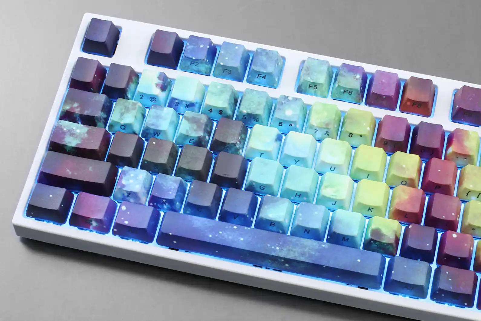 GalaxC PBT All Over Dye-Subbed Keycap Set | Mechanical Keyboards