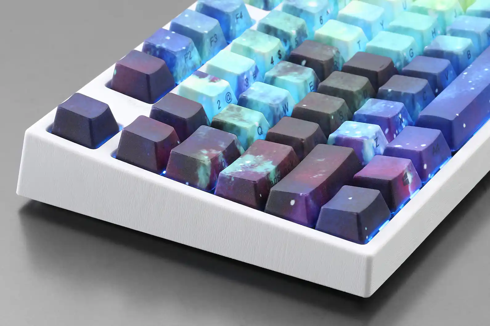 Galaxy Pbt All Over Dye Subbed Keycap Set
