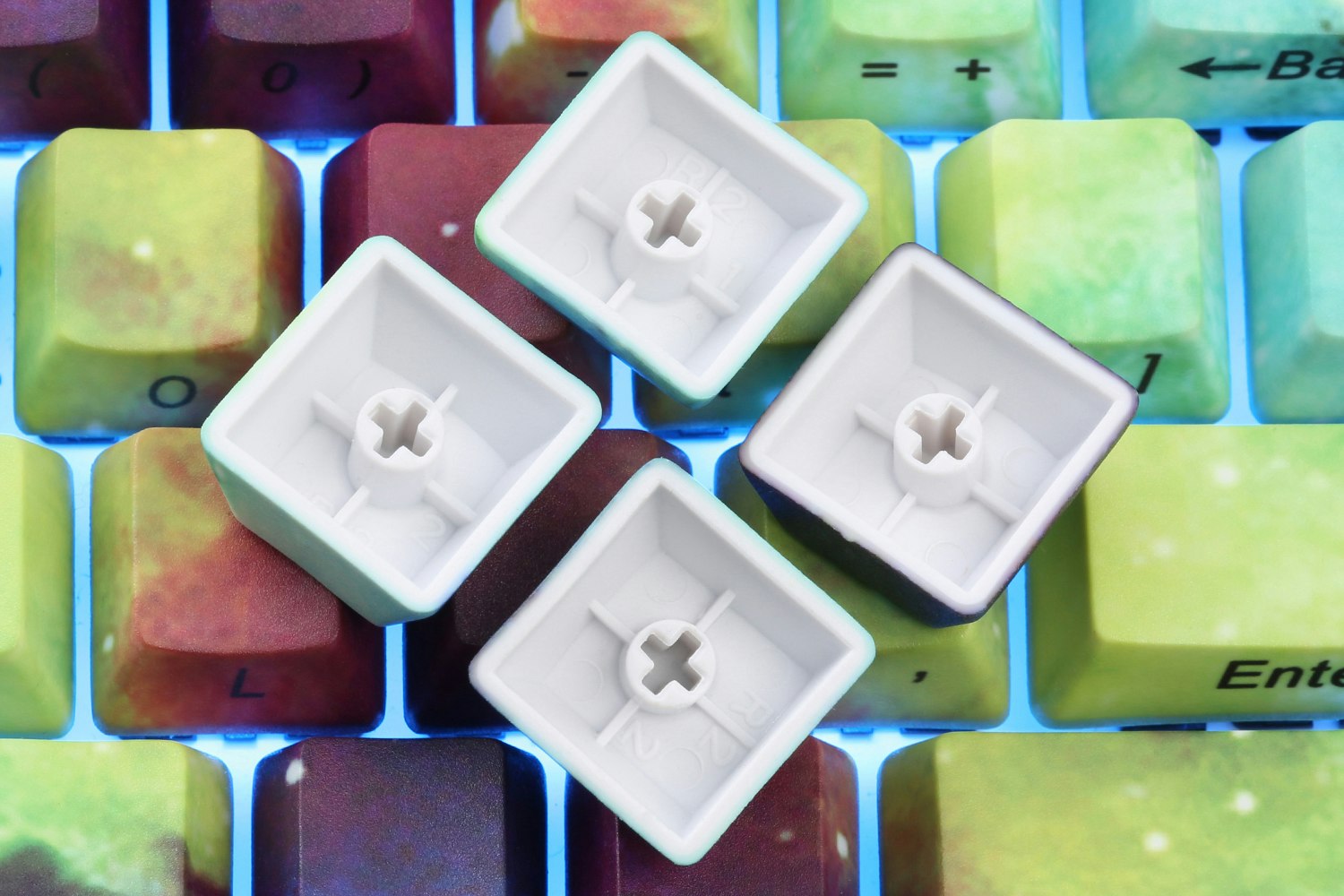 GalaxC PBT All Over Dye-Subbed Keycap Set