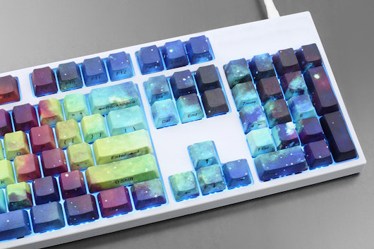 GalaxC PBT All Over Dye-Subbed Keycap Set