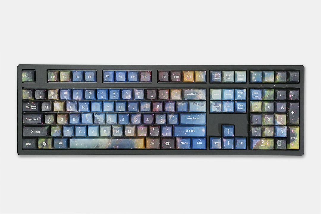 Galaxy X PBT All Over Dye-Subbed Keycap Set