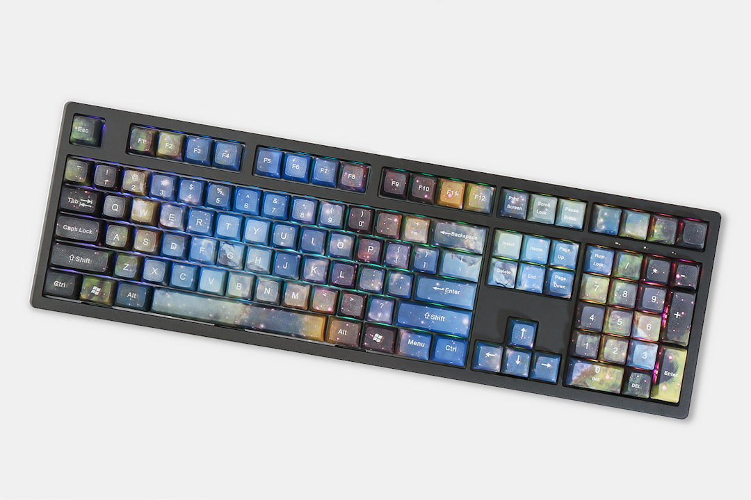 Galaxy X PBT All Over Dye-Subbed Keycap Set
