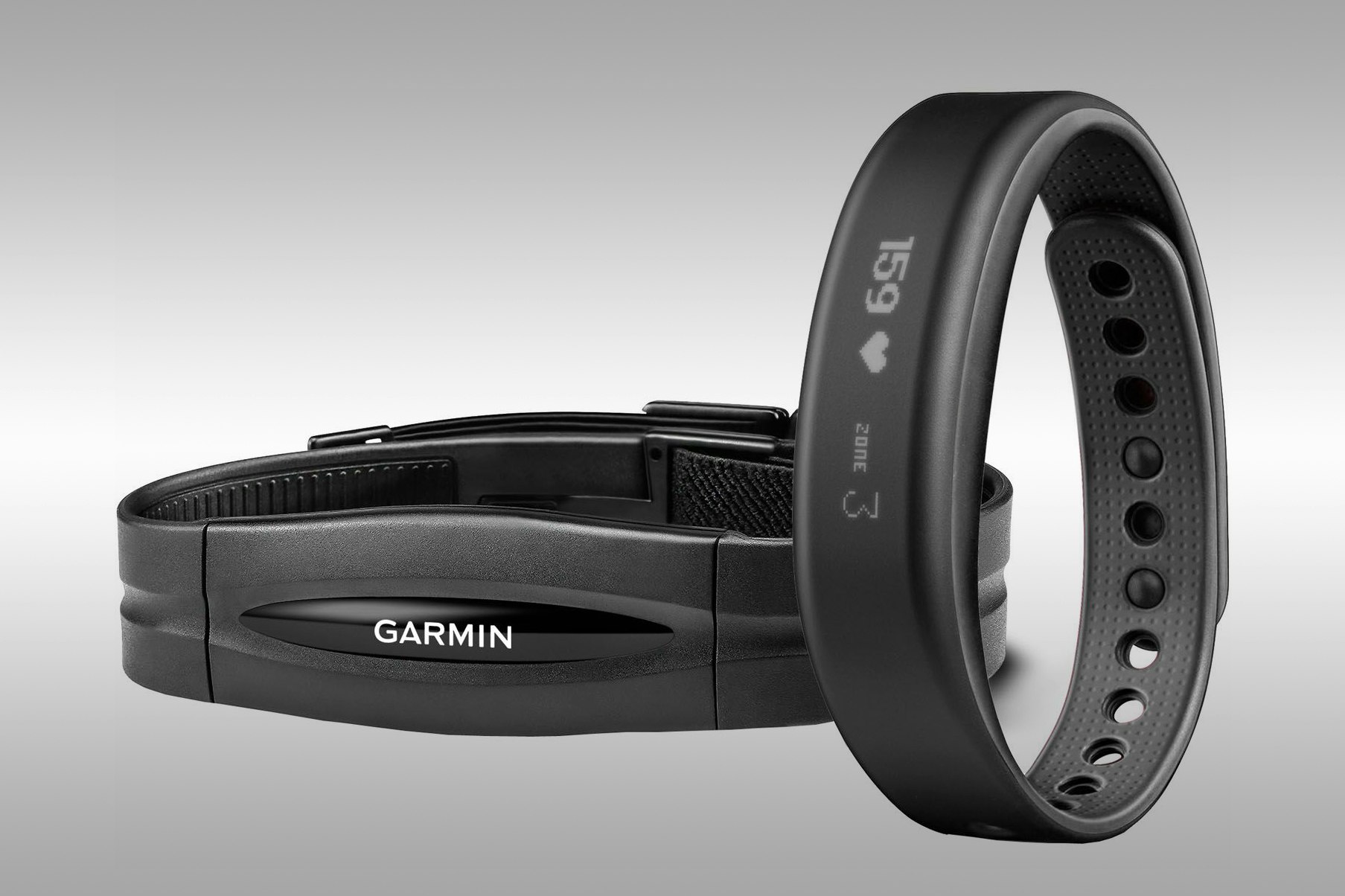 Garmin Vivosmart + Heart Rate Monitor Wearables Sport Wearables Drop