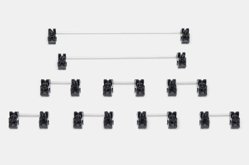 Gateron Black and White Plate Mounted Stabilizer Set
