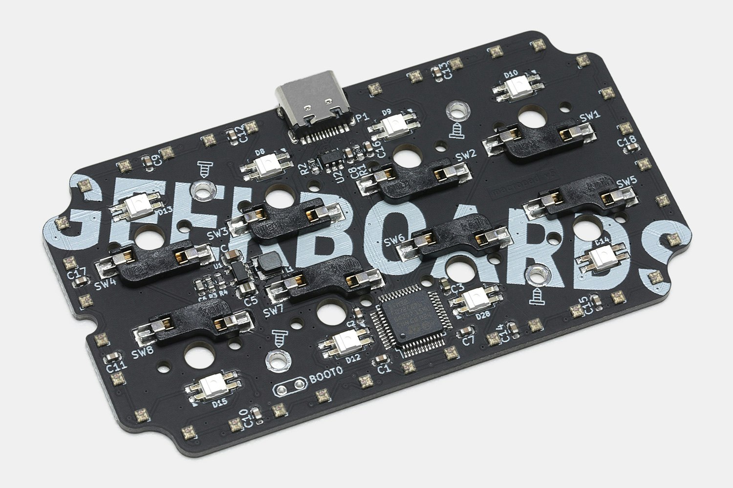 Geekboards RGB Aluminum 8-Key Hot-Swappable Macropad