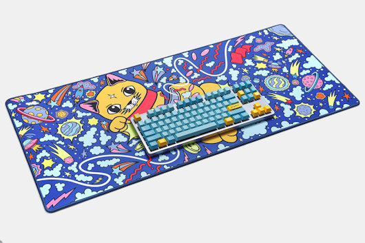 Geekboards Stitched-Edge Thick Cloth Desk Mats
