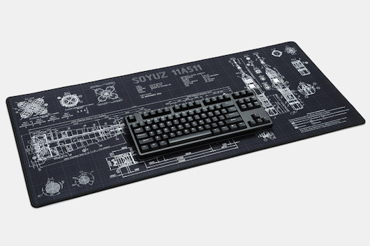 Geekboards Stitched-Edge Thick Cloth Desk Mats