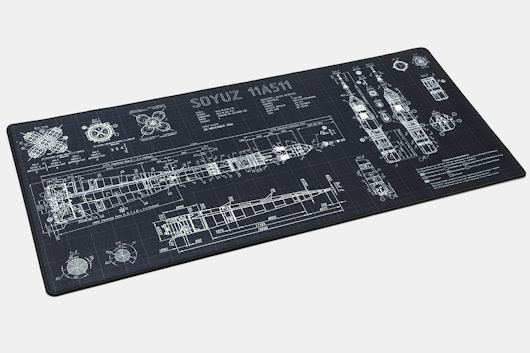 Geekboards Stitched-Edge Thick Cloth Desk Mats