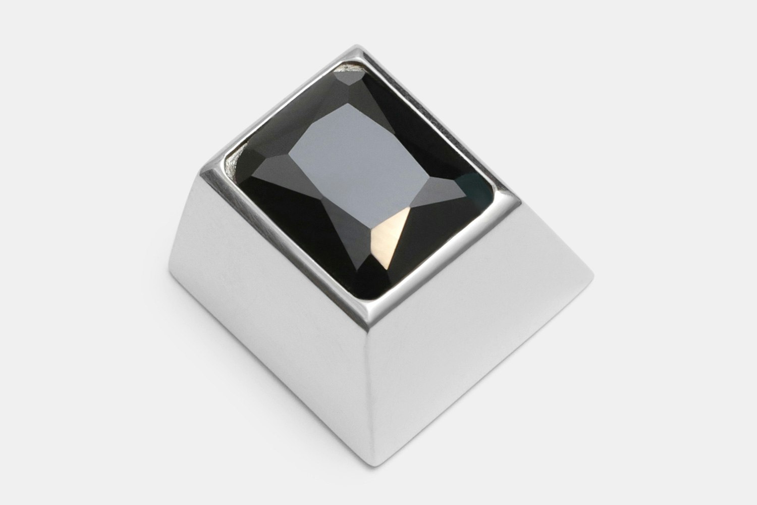 Sadan Silver Gem Backlit Silver Artisan Keycap