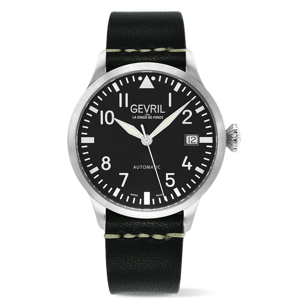 gevril vaughn swiss automatic watch