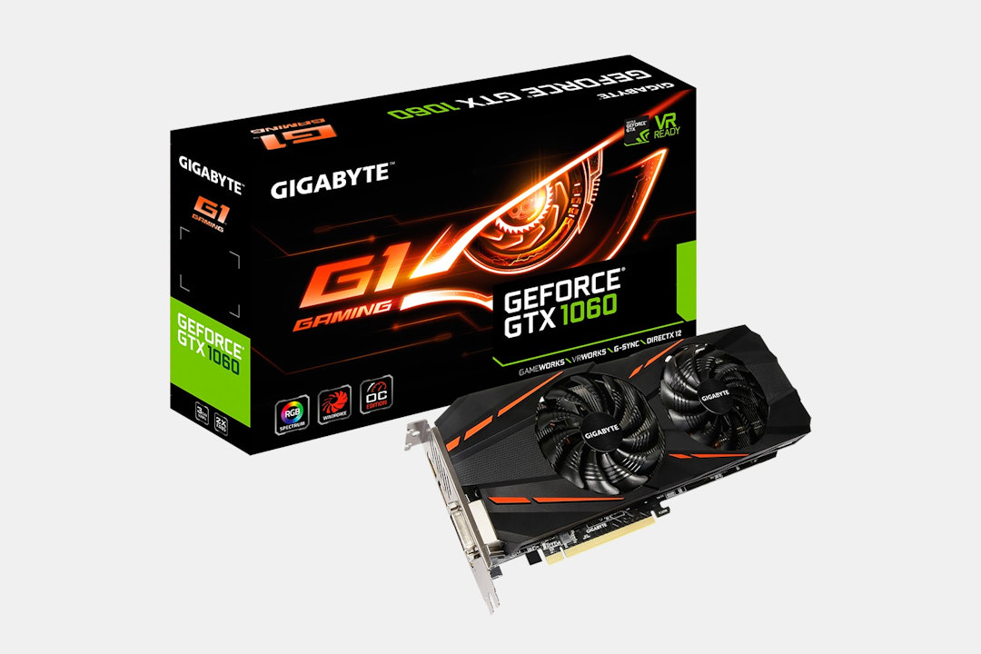 Gigabyte GeForce® GTX 1060 G1 Gaming 3G (rev. 2.0)