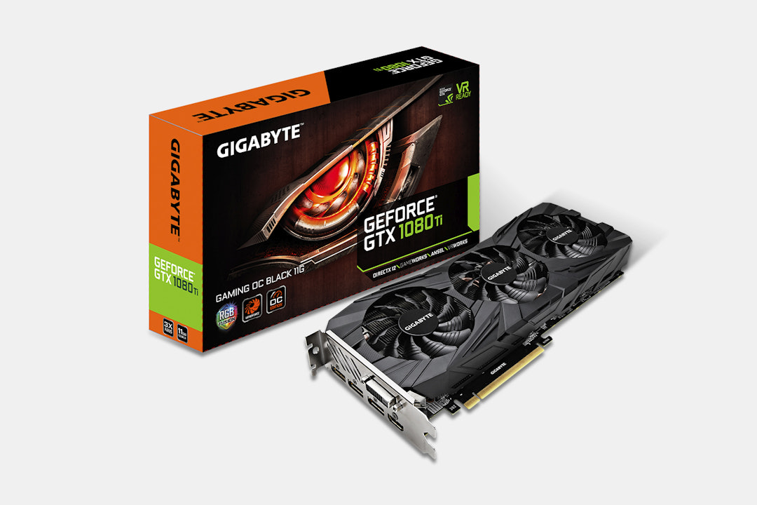 Gigabyte GeForce GTX 1080Ti 11GB OC Black Edition