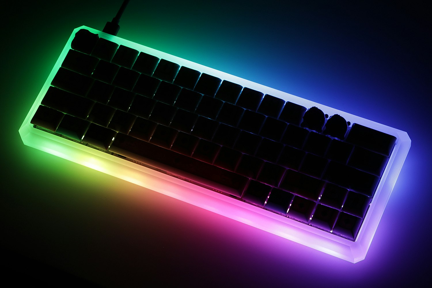 GK Light Edge 60 Acrylic Keyboard Case Mechanical Keyboards