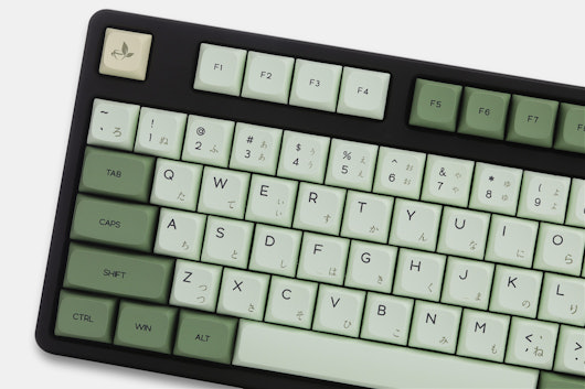 GKs XDA V2 Dye-Subbed PBT Matcha Keycap Set