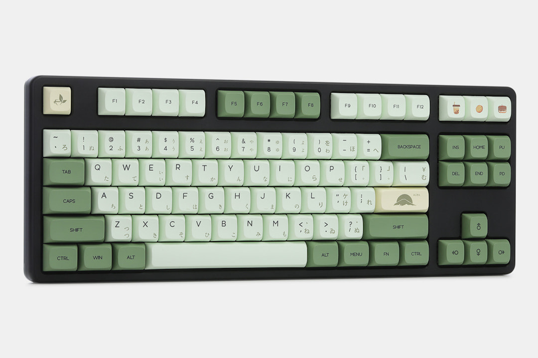 GKs XDA V2 Dye-Subbed PBT Matcha Keycap Set