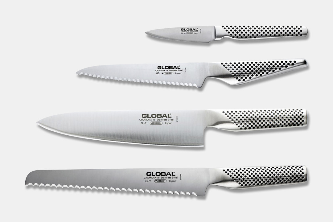 GLOBAL 4-pc Knife Set by Chef Ludo Lefebvre