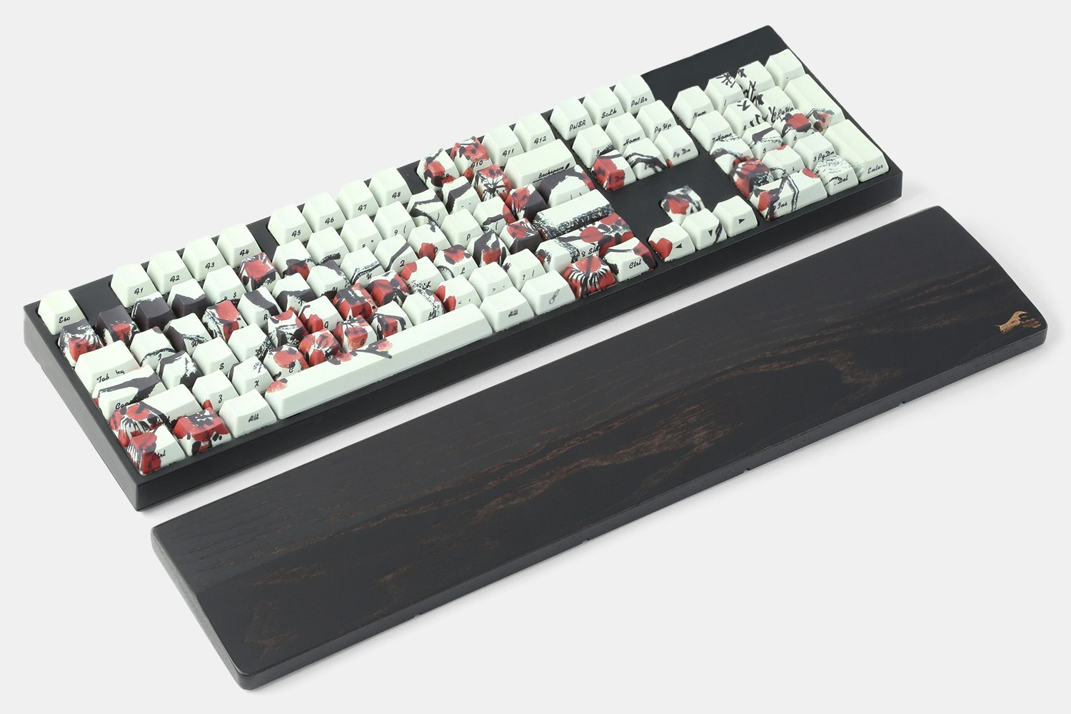Glorious PC Gaming Race Wooden Wrist Rest Bundle Mechanical Keyboards