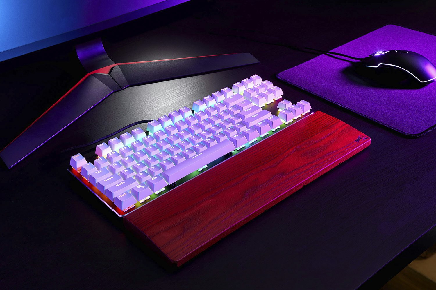 Glorious PC Gaming Race Wooden Wrist Rest Bundle