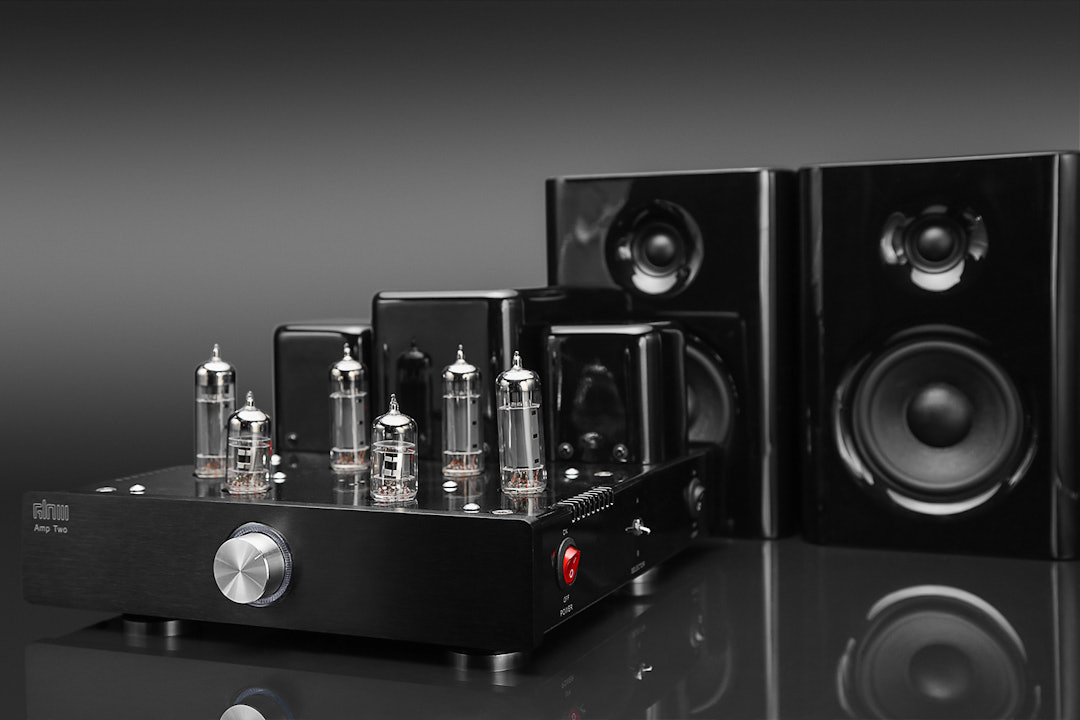 Glow Audio Amp Two Tube Speaker Amplifier