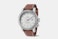 Airman 44 - GL0138 | 44 mm, White Dial, Brown Leather Strap