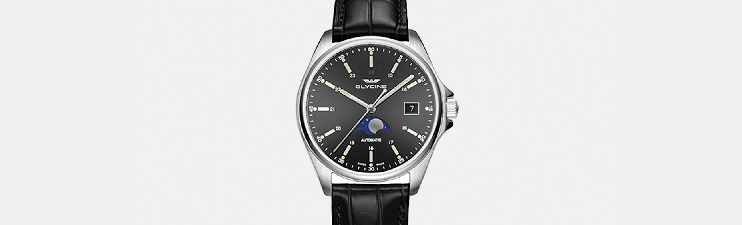 Glycine Combat 6 Classic Moonphase Automatic Watch | Price & Reviews