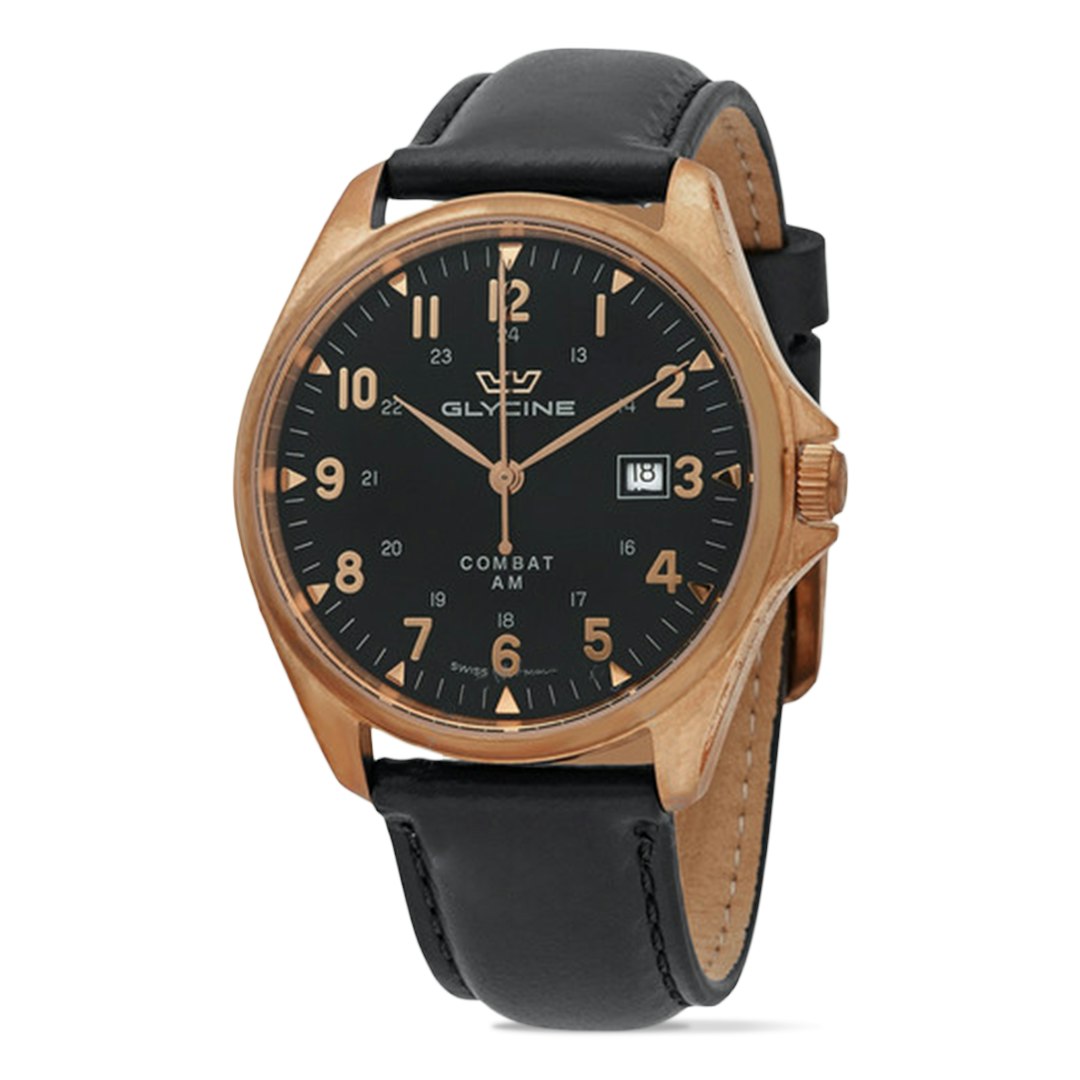 Glycine Combat Bronze 43mm Automatic Watch Watches Drop