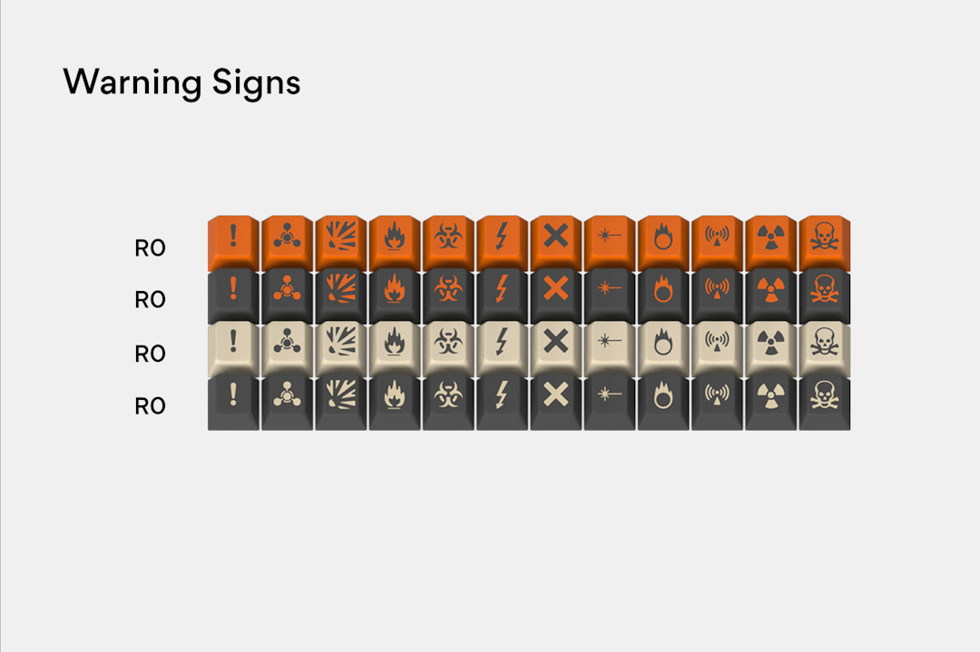 Massdrop x T0mb3ry GMK Carbon Custom Keycap Set