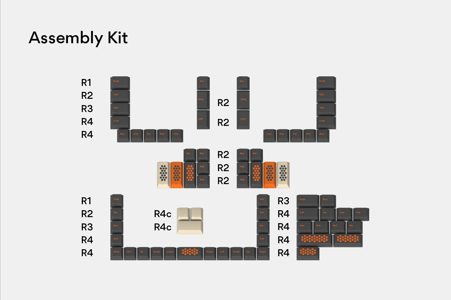 Massdrop x T0mb3ry GMK Carbon Custom Keycap Set