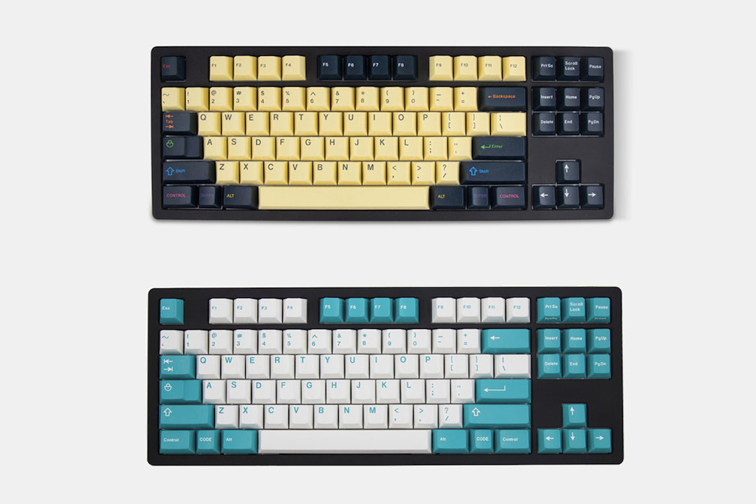 GMK Penumbra and Cyan Doubleshot ABS Keycap Set
