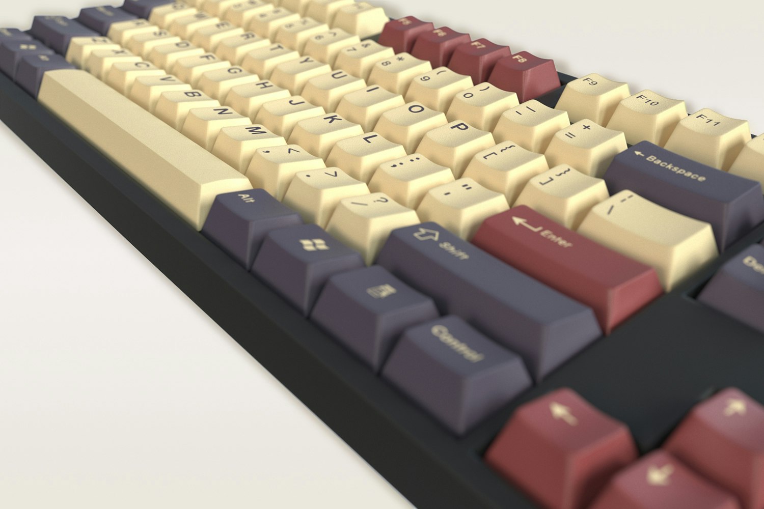 Massdrop x Jessica GMK Plum Custom Keycap Set Mechanical Keyboards