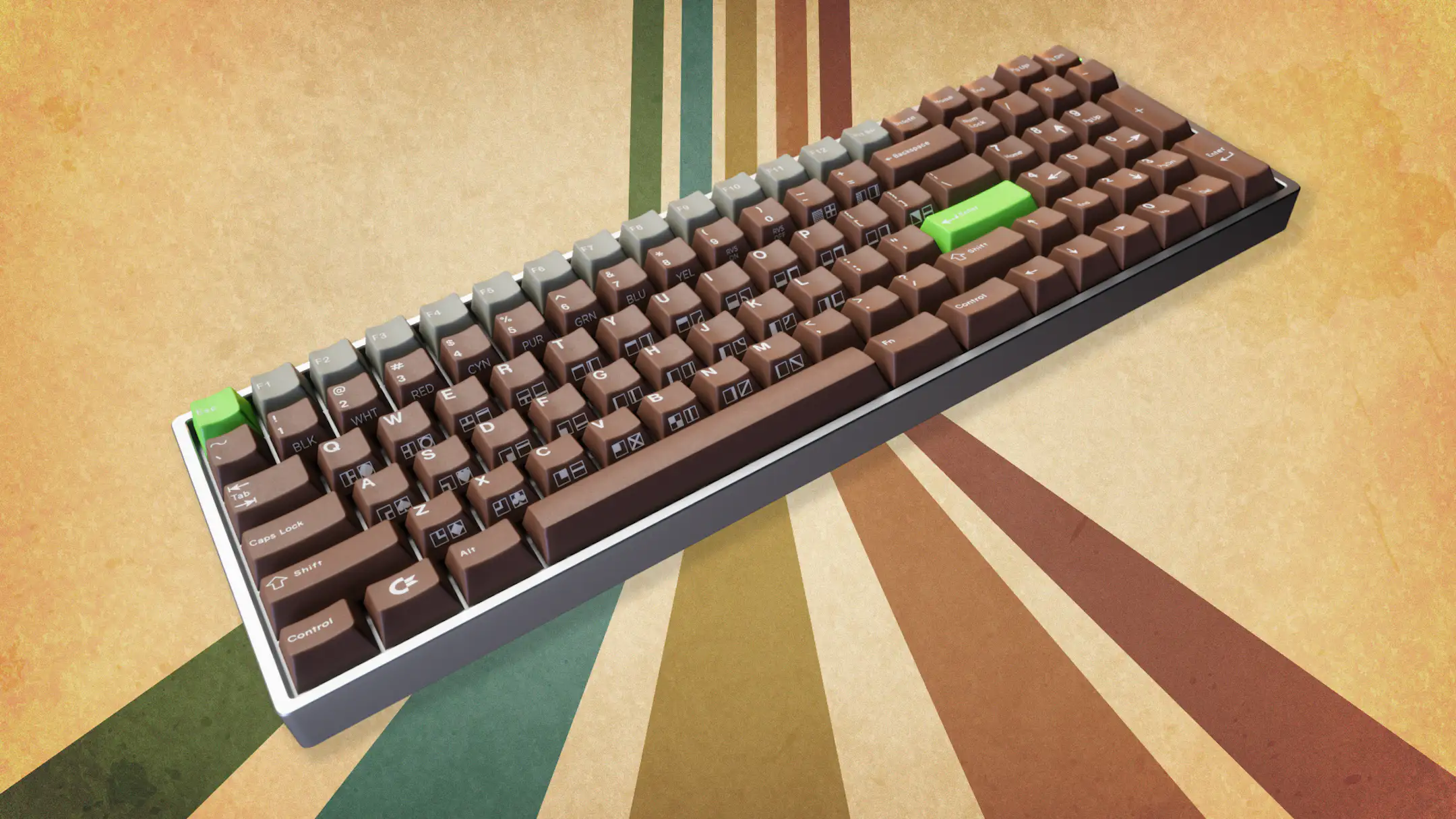 GMK Retro Keycap Set | Mechanical Keyboards | Keycaps | Custom Keycaps ...