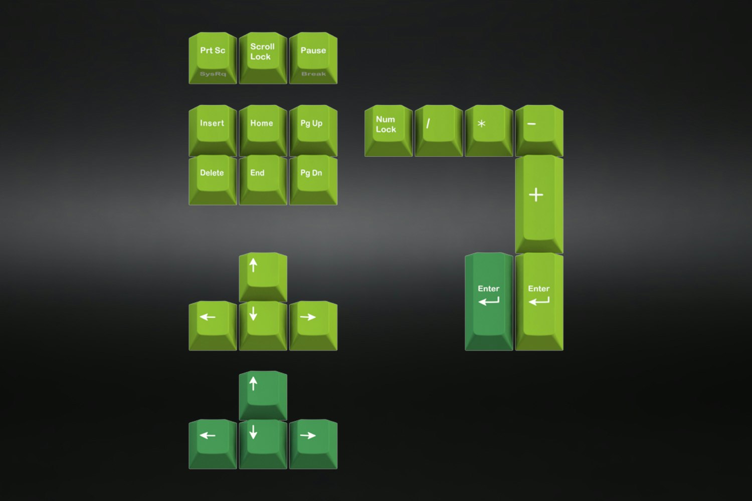 GMK TA Royal Alpha Typewriter Keycap Set