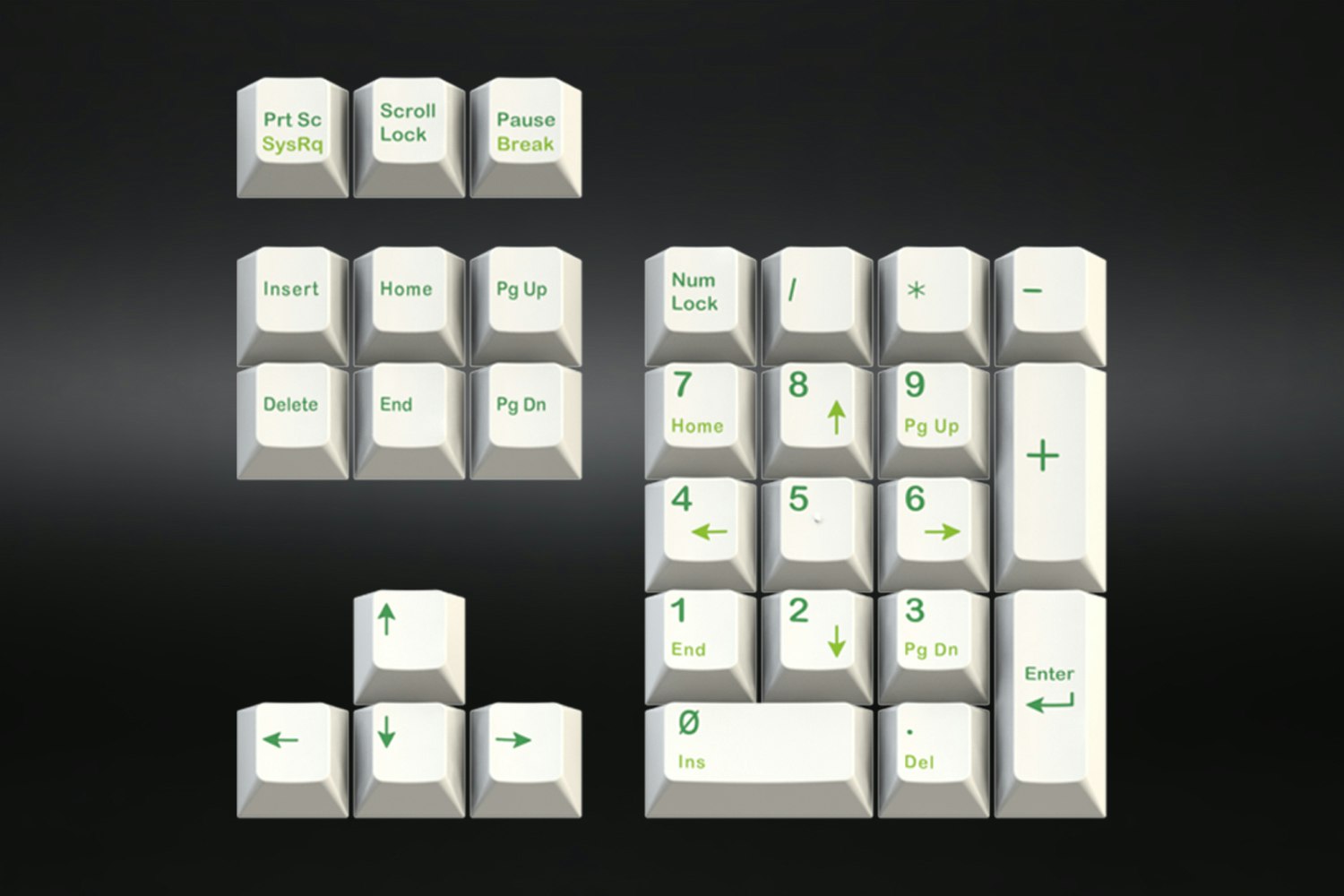 GMK TA Royal Alpha Typewriter Keycap Set