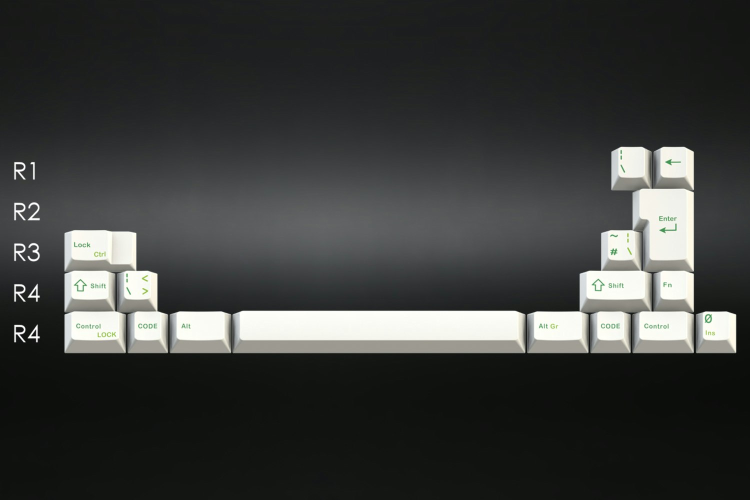 GMK TA Royal Alpha Typewriter Keycap Set