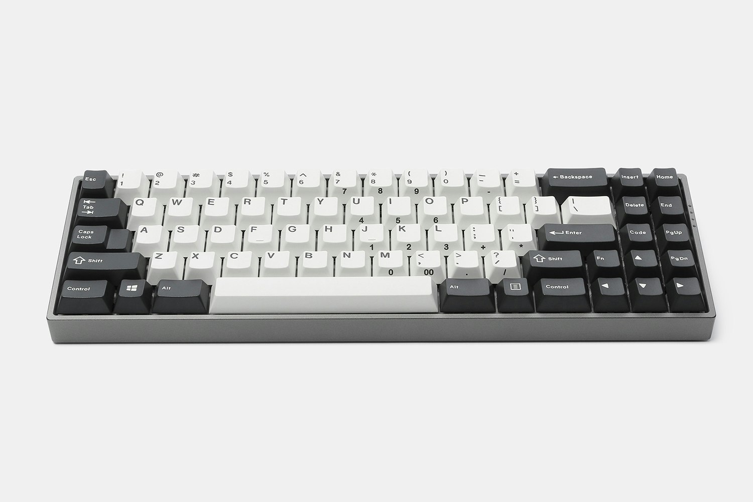 custom black and white keyboard