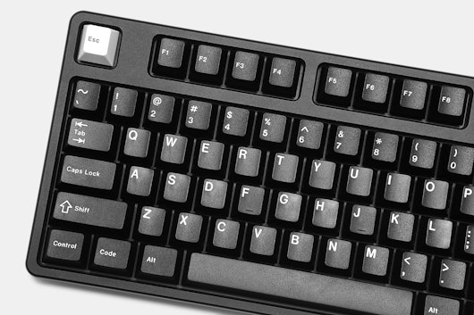 Drop GMK White-on-Black Custom Keycap Set