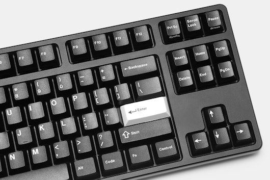 Drop GMK White-on-Black Custom Keycap Set