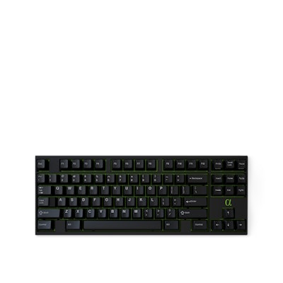 Massdrop White-on-Black GMK Keycap Set
