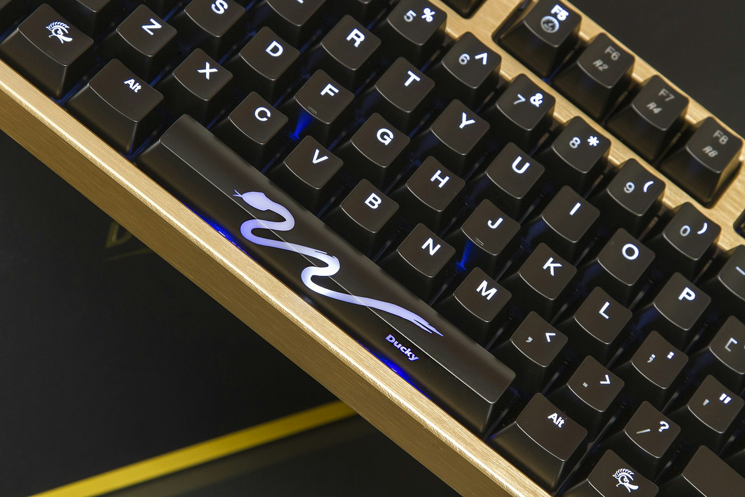 Ducky Shine 3 Gold Edition with Ducky Wrist Rest Mechanical Keyboards