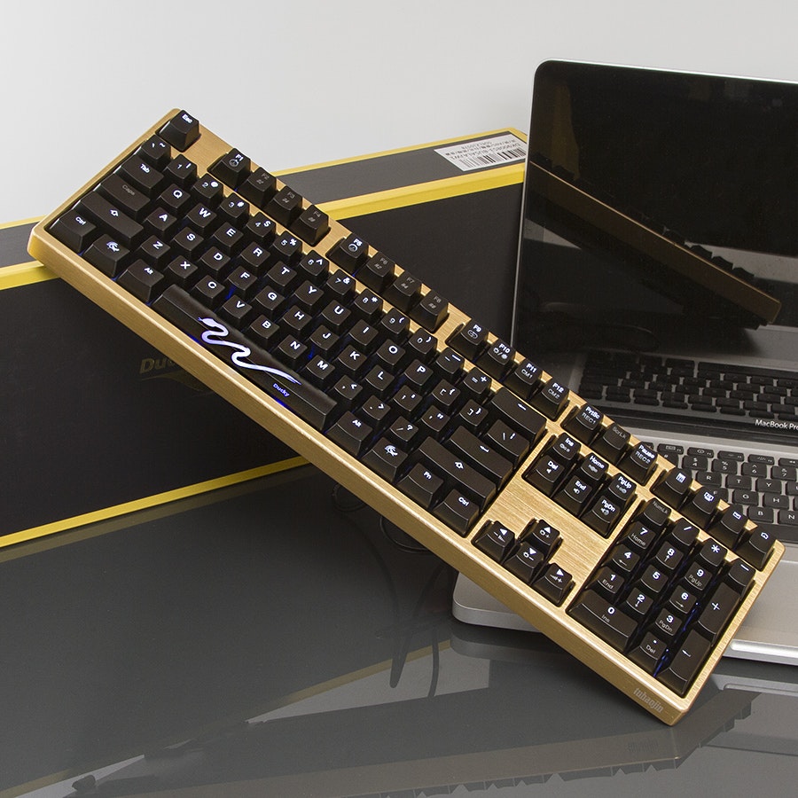 gold color keyboard