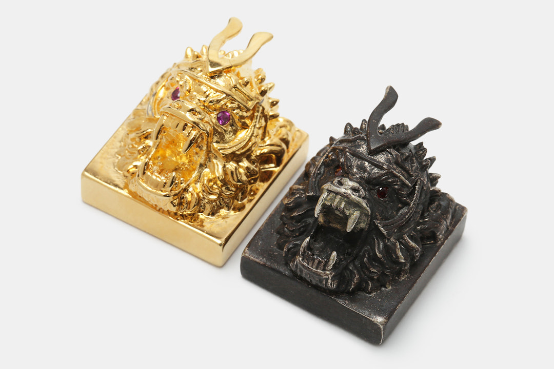 Golden Star Monkey King Metal Artisan Keycap